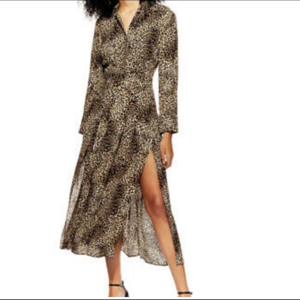 Leopard print dress